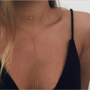 Retro Geometric Clavicle Necklace